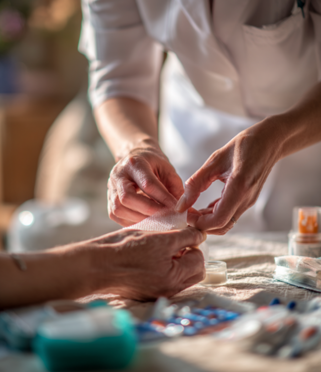 soins infirmiers pansement 